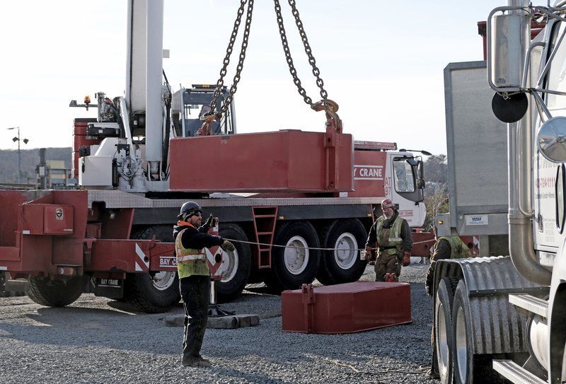Readying for rail bridge rebuild